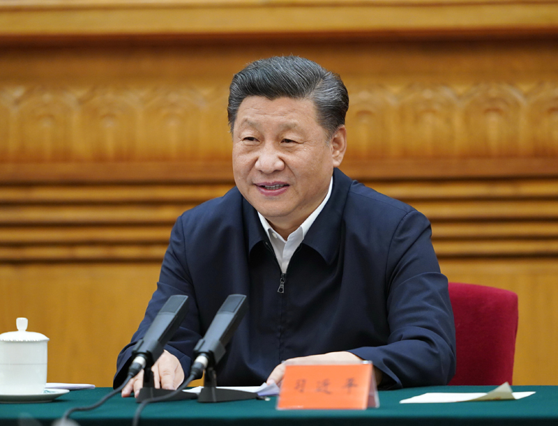 7月21日，中共中央總書記、國家主席、中央軍委主席習(xí)近平在京主持召開企業(yè)家座談會并發(fā)表重要講話。新華社記者 岳月偉 攝